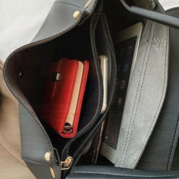 New Satchel Bag Black 245 - Picture 3 of 4